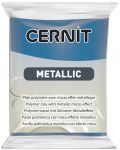Πολυμερικός Πηλός Cernit Metallic - Μπλε, 56 g - 1t