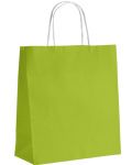 Τσάντα δώρου Giftpack - 35 x 14 x 40 cm, με διαστροφείς λαβές, ανοιχτό πράσινο - 1t