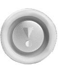 Φορητό ηχείο JBL - Flip 6, αδιάβροχο, λευκό - 5t