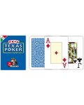 Κάρτες πόκερ Texas Hold’em Poker Modiano - μπλε πλάτη - 2t