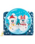 Πορτοφόλι Loungefly Disney: Mickey Mouse - Mickey and Minnie Snow Globe	 - 1t