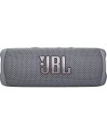 Φορητό ηχείο JBL - Flip 6, αδιάβροχο, γκρι - 2t