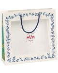 Τσάντα δώρου Giftpack Bonnes Fêtes - Ελαφάκια , 35 cm - 1t