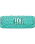 Φορητό ηχείο JBL - Flip 6, αδιάβροχο, γαλαζοπράσινο - 2t