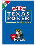 Κάρτες πόκερ Texas Hold’em Poker Modiano - μπλε πλάτη - 1t