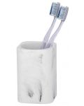 Θήκη για οδοντόβουρτσα Wenko - Desio, 7.7 х 11 х 7.6 cm, λευκό - 1t