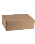 Κουτί δώρου  Giftpack - 33 x 18.5 x 9.5 cm, κραφτ και μπλε - 4t