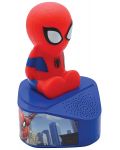 Φορητό ηχείο Lexibook - Spider-Man BTD80SP, μπλε/κόκκινο - 3t