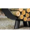 Βάση αποθήκευσης ξύλων Cook King - Mila, 70 х 44 cm, μαύρο - 4t