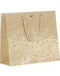 Τσάντα δώρου Giftpack - 25 x 10 x 22 cm, καφέ και χρυσό - 1t