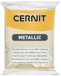 Πολυμερικός Πηλός Cernit Metallic - Κίτρινο, 56 g - 1t