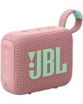 Φορητό ηχείο JBL - Go 4, ροζ - 3t