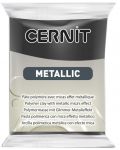 Πολυμερικός Πηλός Cernit Metallic - Γκρί, 56 g - 1t