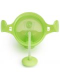Μεταβατικό κύπελλο με λαβές Munchkin - Click Lock Weighted Straw, πράσινο - 4t