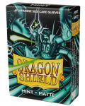 Προστατευτικά καρτών Dragon Shield Sleeves - Small Matte Mint (60 τεμ.) - 1t