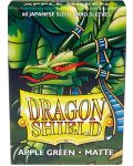 Προστατευτικά καρτών Dragon Shield Sleeves - Small Matte Apple Green (60 τεμ.) - 1t