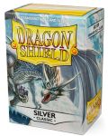 Προστατευτικά καρτών Dragon Shield Classic Sleeves - Silver (100 τεμ.) - 1t