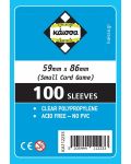 Προστατευτικά καρτών Kaissa Sleeves 59 x 86 mm (Small Card Game) -100 τεμ - 1t