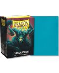 Προστατευτικά καρτών Dragon Shield Sleeves - Matte Turquoise (100 τεμ.) - 2t