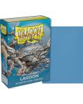 Προστατευτικά καρτών Dragon Shield Dual Sleeves - Small Matte Lagoon (60 τεμ.) - 2t