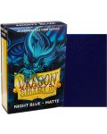 Προστατευτικά καρτών Dragon Shield Sleeves - Small Matte Night Blue (60 τεμ.) - 2t