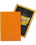 Προστατευτικά καρτών Dragon Shield Sleeves - Small Matte Orange (60 τεμ.) - 3t