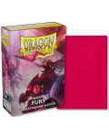 Προστατευτικά καρτών Dragon Shield Dual Sleeves - Small Matte Fury (60 τεμ.) - 2t