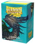 Προστατευτικά καρτών Dragon Shield Dual Sleeves - Matte Lagoon (100 τεμ.) - 1t