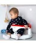 Αντιολισθητικό κάθισμα για μπάνιο και φαγητό BabyJem - Κόκκινο - 10t