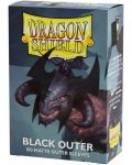 Προστατευτικά καρτών Dragon Shield Dual Sleeves - Matte Black Outer (100 τεμ.) - 1t