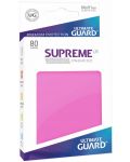 Προστατευτικά για κάρτες  Ultimate Guard Supreme UX Sleeves - Standard Size, Pink (80 τμχ) - 1t