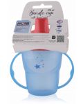 Преходна чаша с дръжки и твърд накрайник Lorelli Baby Care - 210 ml, Μπλε - 2t