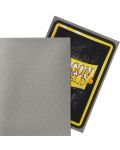 Προστατευτικά καρτών Dragon Shield Sleeves - Matte Silver (100 τεμ.) - 3t