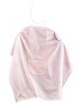 Ποδιά θηλασμού με τσέπη BabyJem - Pink - 1t