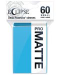 Προστατευτικά καρτών  Ultra Pro - Eclipse Matte Small Size, Sky Blue (60 τεμ.) - 1t