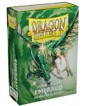 Προστατευτικά καρτών Dragon Shield Sleeves - Small Matte Emerald (60 τεμ.) - 1t