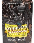 Προστατευτικά καρτών Dragon Shield Sleeves - Small Matte Black(60 τεμ.) - 1t