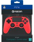 Χειριστήριο Nacon за PS4 - Wired Compact, κόκκινο - 8t