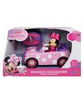Τηλεκατευθυνόμενο αυτοκίνητο Jada Toys Disney - Minnie Mouse, με ειδώλιο - 1t