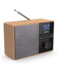 Ραδιόφωνο Philips - TAR5505/10, καφέ - 2t
