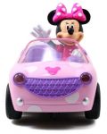Τηλεκατευθυνόμενο αυτοκίνητο Jada Toys Disney - Minnie Mouse, με ειδώλιο - 4t