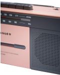 Ραδιοκασετόφωνο Crosley - CT102A-RG4, ροζ/γκρι - 3t