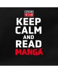 Σακίδιο ABYstyle Humor: Adult - Keep Calm And Read Manga - 2t