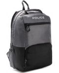 Σακίδιο πλάτης φορητού υπολογιστή Police - Kevin, 15.4", γκρι-μαύρο - 2t
