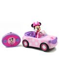 Τηλεκατευθυνόμενο αυτοκίνητο Jada Toys Disney - Minnie Mouse, με ειδώλιο - 2t