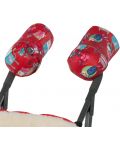DoRechi Γάντια για καρότσι  με μαλλί προβάτου γενικής χρήσης,κόκκινα με σχέδια - 3t