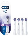 Ανταλλακτικές κεφαλές  Oral-B - iO Radiant White, 4 τεμάχια, λευκές   - 2t