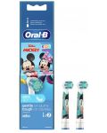 Ανταλλακτικές κεφαλές  Oral-B - EB10 Kids Mickey Mouse, 2 τεμάχια, πολύχρωμες  - 1t