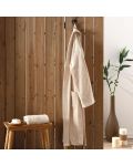 Σετ μπουρνούζι και πετσέτα TAC -Daily, L-XL, 50 х 90 cm,μπεζ - 1t