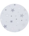 Πτυσσόμενο στρώμα Chipolino, 60 x 120 x 6 cm, πλατίνα με γκρι αστέρια - 4t